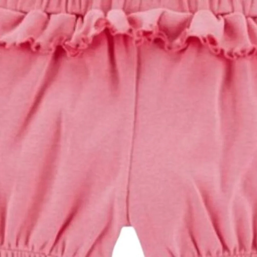 Carter's Baby Girl 3-Pc Set 6 Months Flamingo White Pink Shorts Top Bodysuit NWT